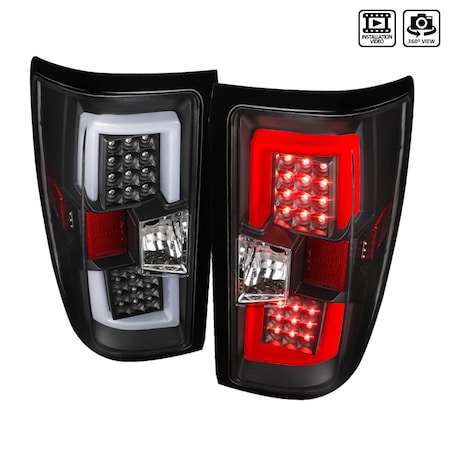 Spec-D Tuning Chevy Silverado Led Tail Lights 2014, PK2 LT-SIV14JMLED-V2-TM